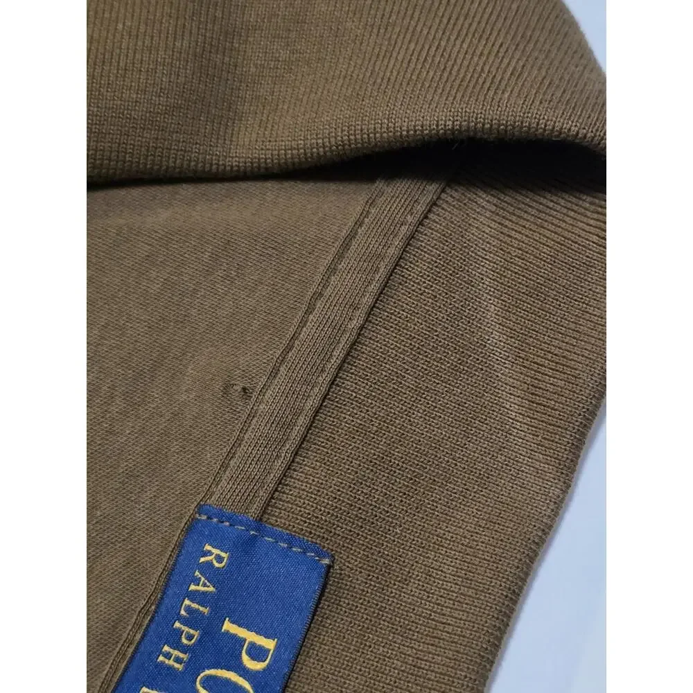 New $125 Tags NWT RALPH LAUREN POLO Silky Cotton Brown S/S Polo Shirt 5XB 5X